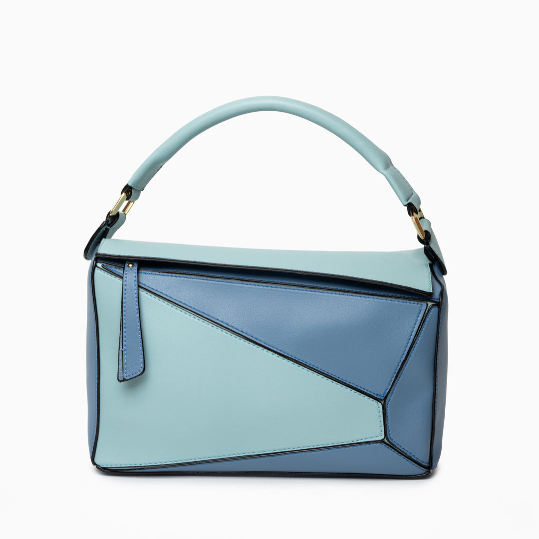 Geometric Panel Handbag