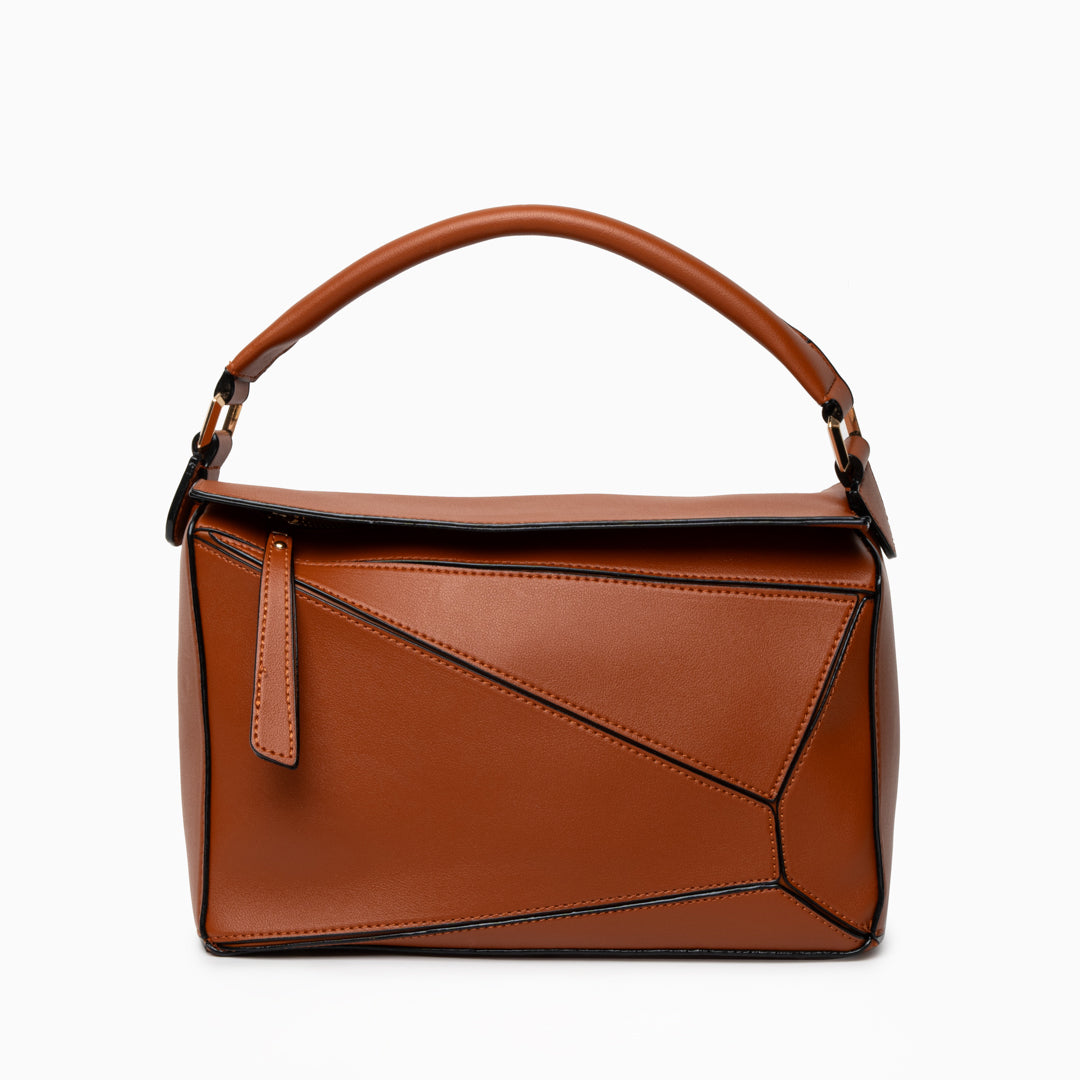 Geometric Panel Handbag